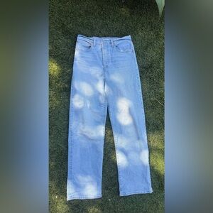 Levi’s Strauss ribcage straight jeans